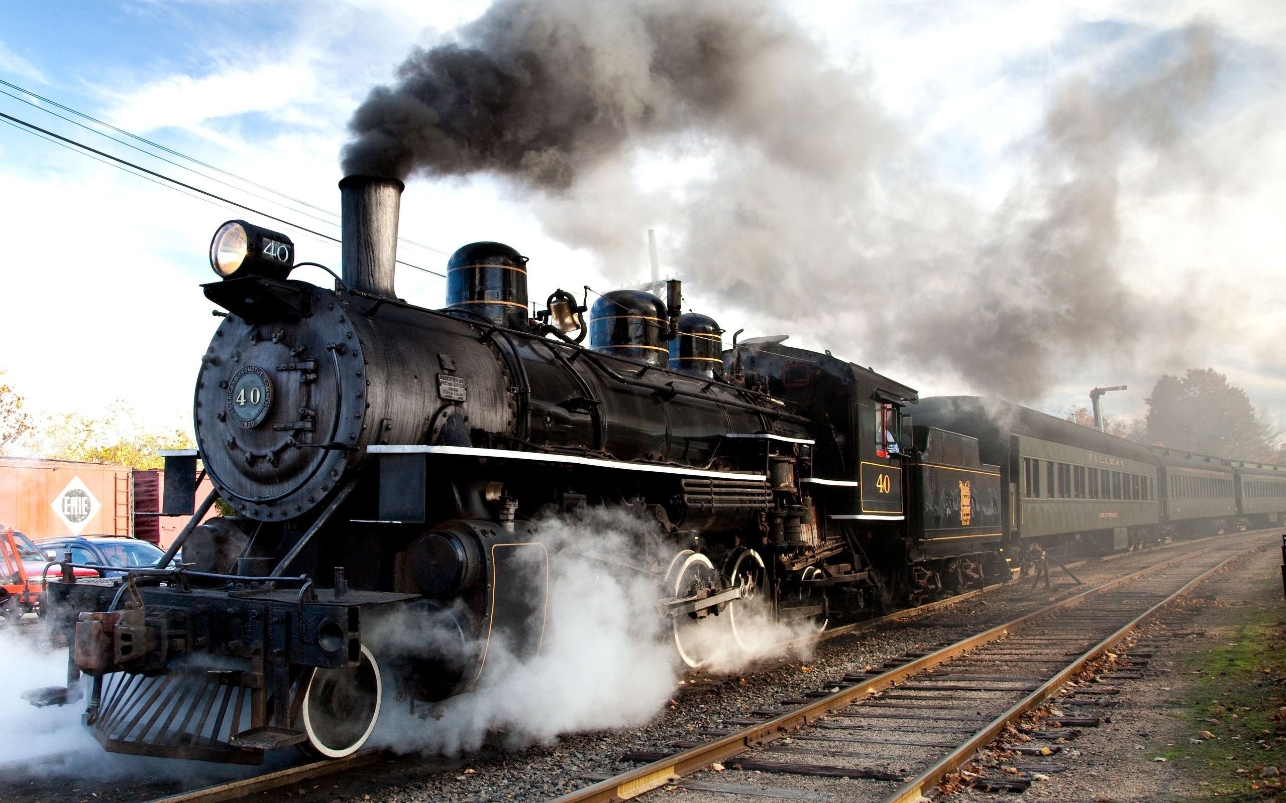 Engine-Steam-Train-Vehicles-Locomotives-Track-Smoke-Wheels-Old-Retro 
